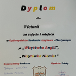 Dyplom I miejsce