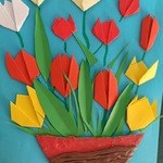 Tulipany origami