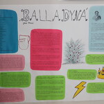 Plakat o Balladynie Juliusza Słowackiego