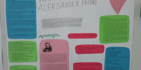 Plakat o Zemście Aleksandra Fredry