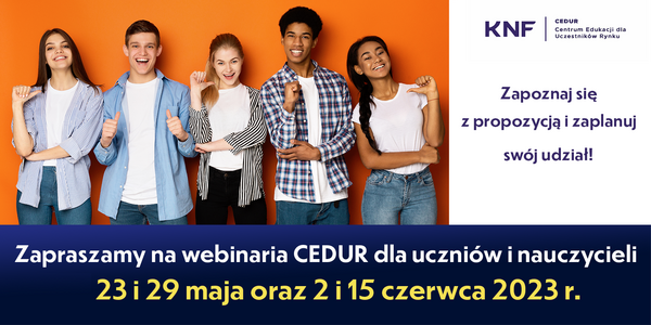 grafika reklamująca SM_webinaria CEDUR śr. szkolne 23 maj czerwiec