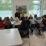 Rozmowa z wychowankami na temat pracy Strażaków – młodzież zadaje pytania