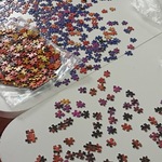 układanie puzzli 1000