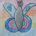 kolorowy motyl