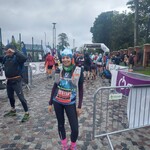 pani Asia przed startem na 50 km