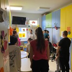Szkoła do hymnu na Oddziale Neurologii UDSK w Białymstoku