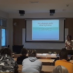 Spotkanie edukacyjne z pania profesor Anetą Giedrewicz-Niewińska w Zespole Szkól nr 15 w Białymstoku