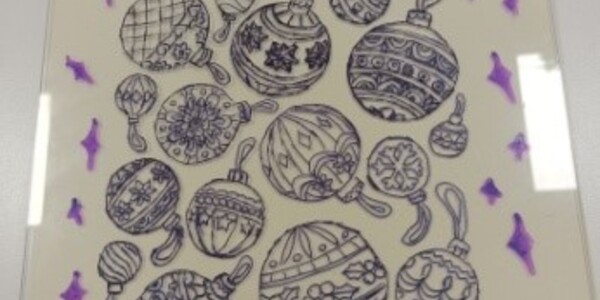 Obraz zawierający sztuka, rysowanie, papier, rzemiosło