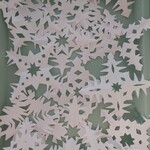 Śniegowe gwiazdki - śnieżynki wycięte z papieru